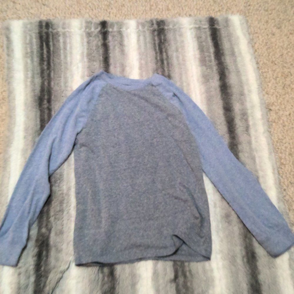 5/$25 Cat & Jack Boys 8/10 (M) Blue Varsity Style Long Sleeve Tee